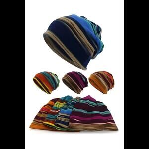 Beanie Pony Tail Hat Scarf for Women Designer Wool Neck Warmer*